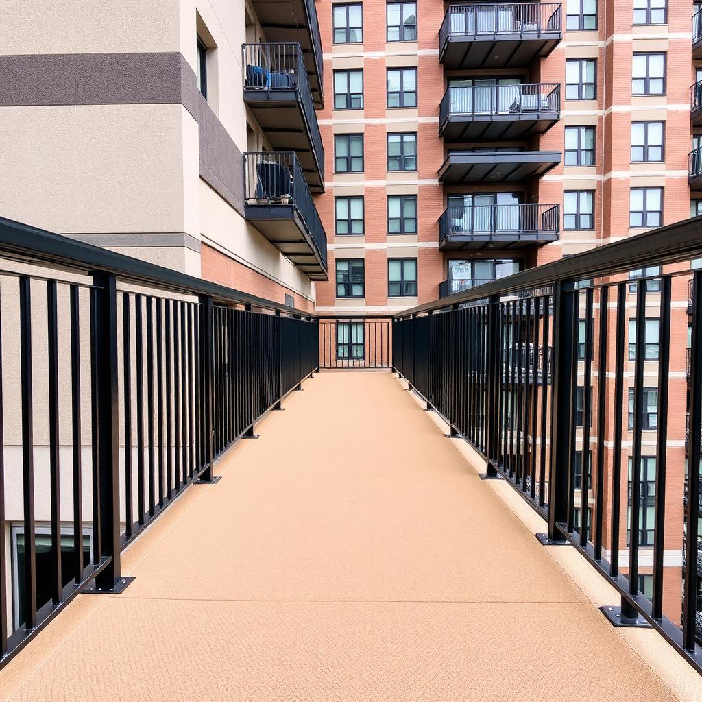 Condo walkway — Egress over units